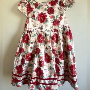 Catherine Malandrino girls dress flower girl roses print‎ Valentine’s Day